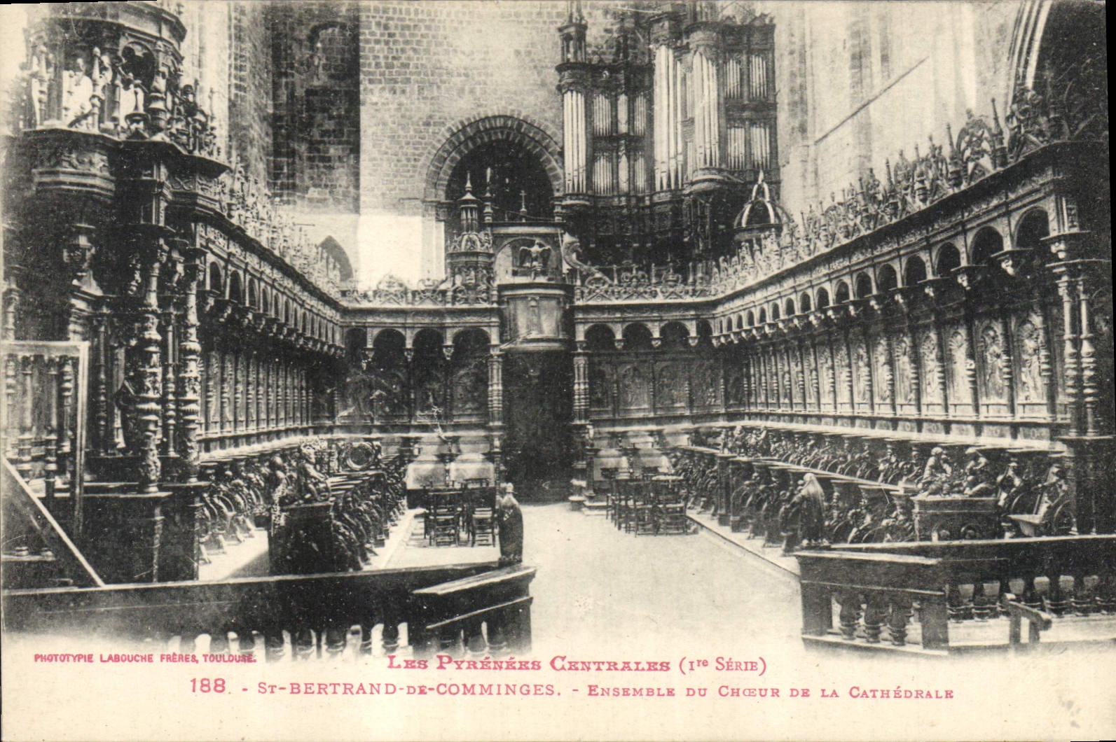 CPA Orgue St Bertrand de Comminges Ensemble du choeur de la cathedrale