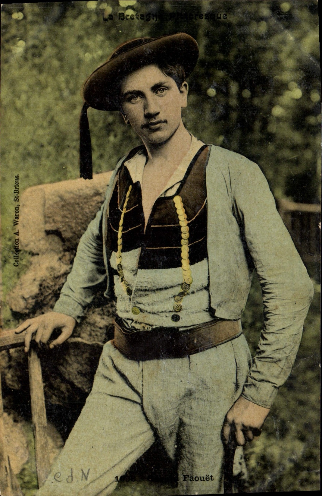 CPA Folklore Gar du Faouet