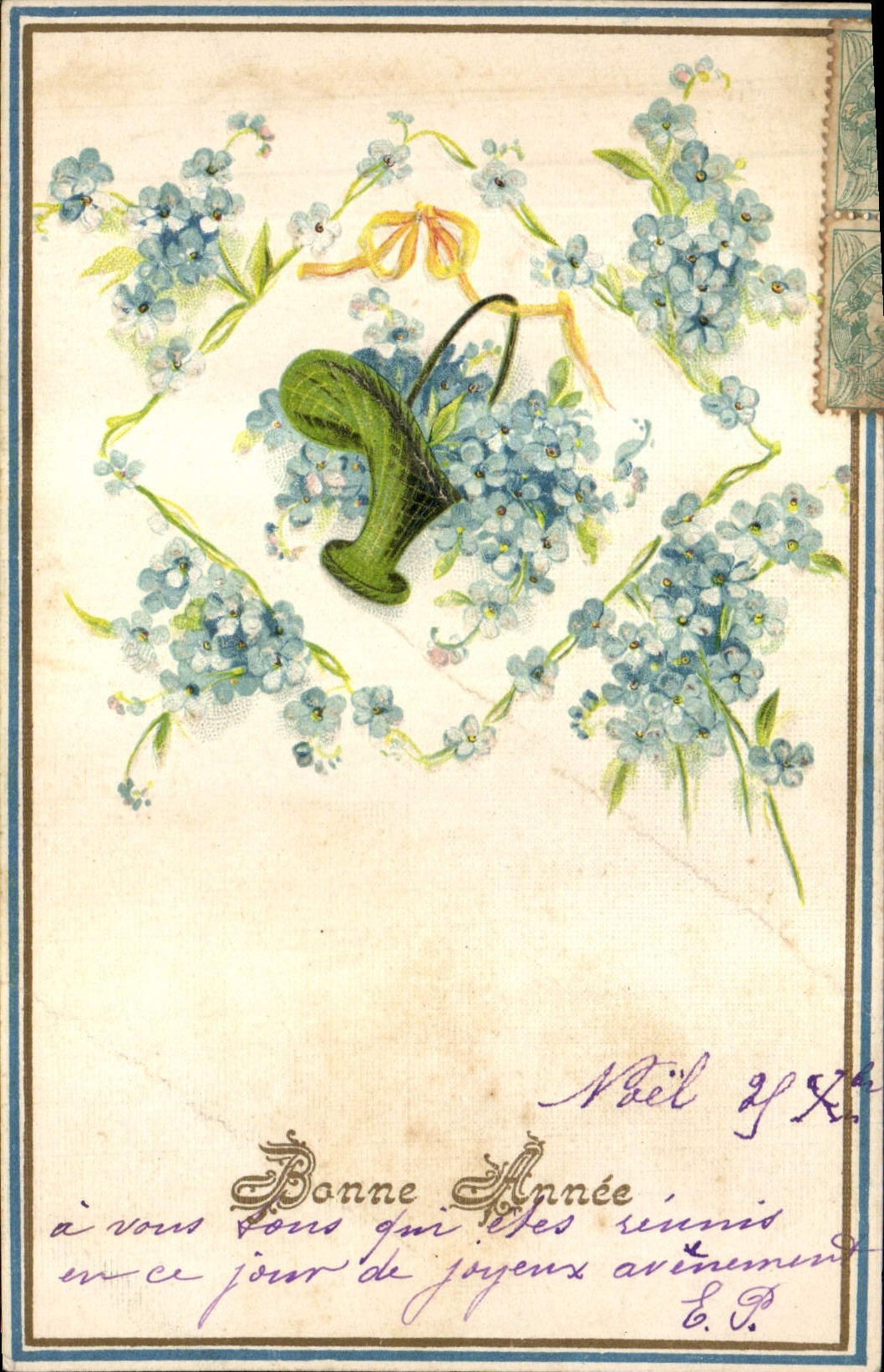 CPA Fantaisie Fleurs 