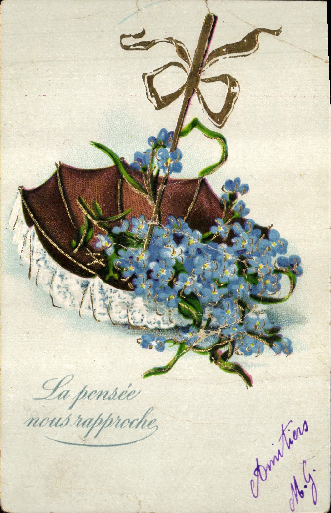 CPA Fantaisie Fleurs 