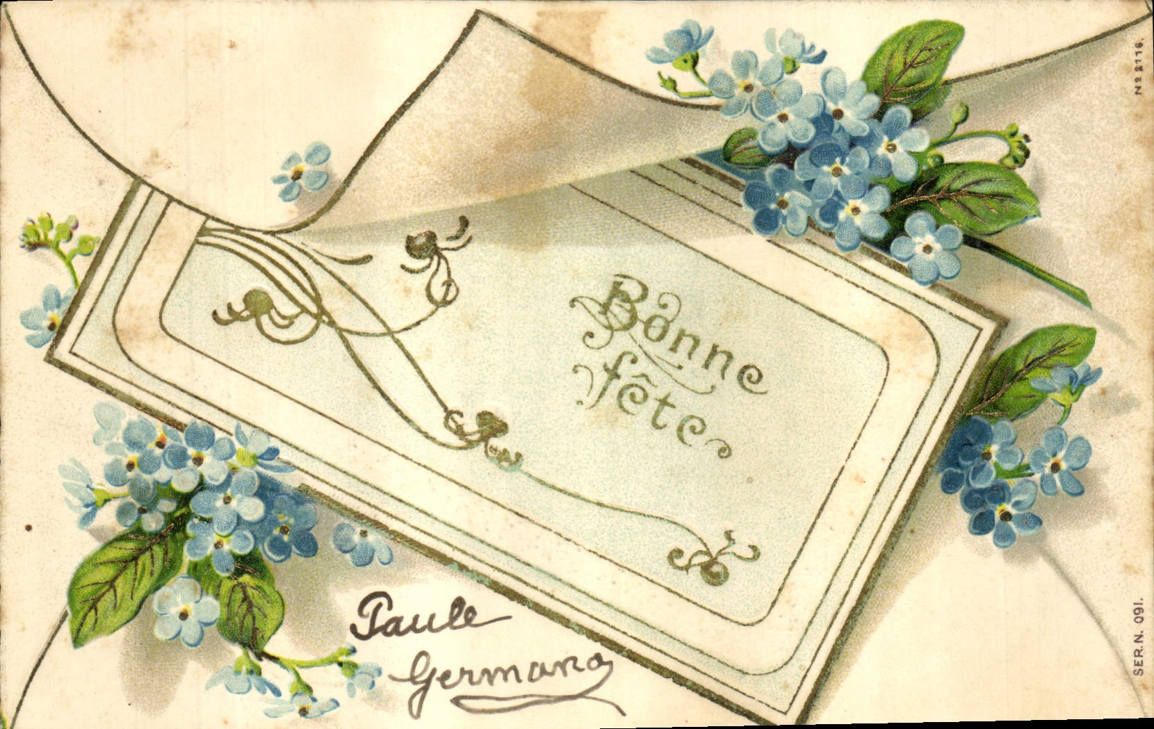 CPA Fantaisie Fleurs 