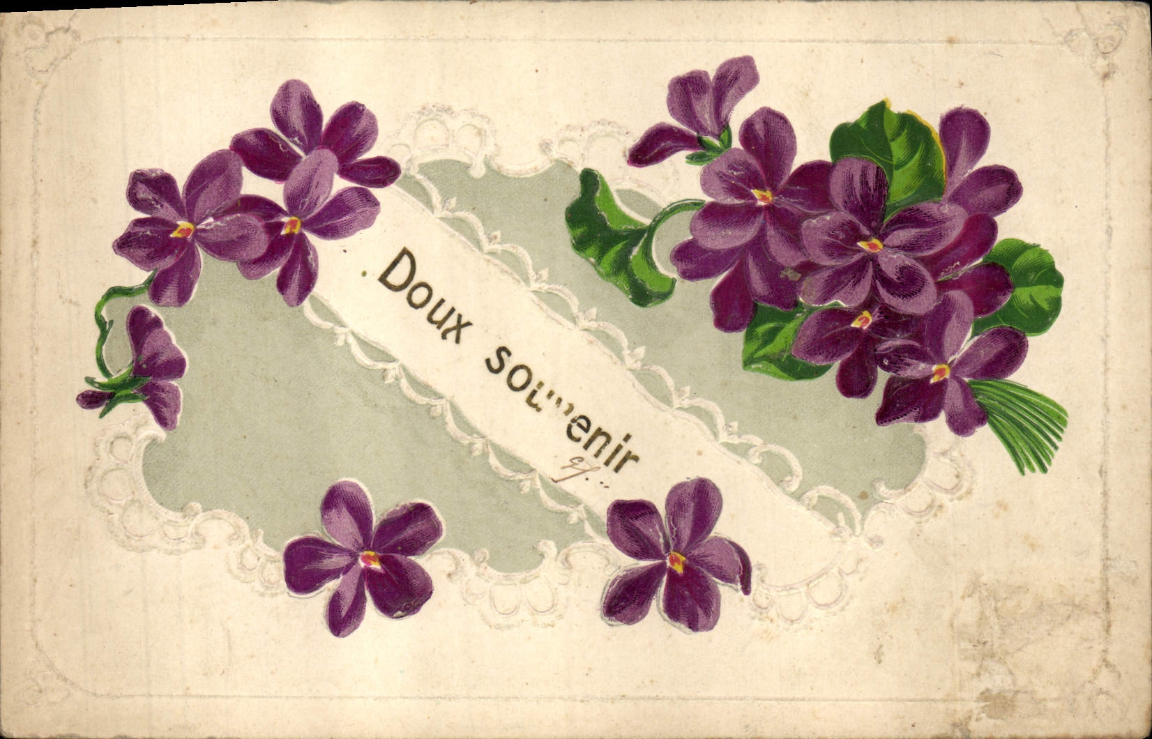 CPA Fantaisie Fleurs 