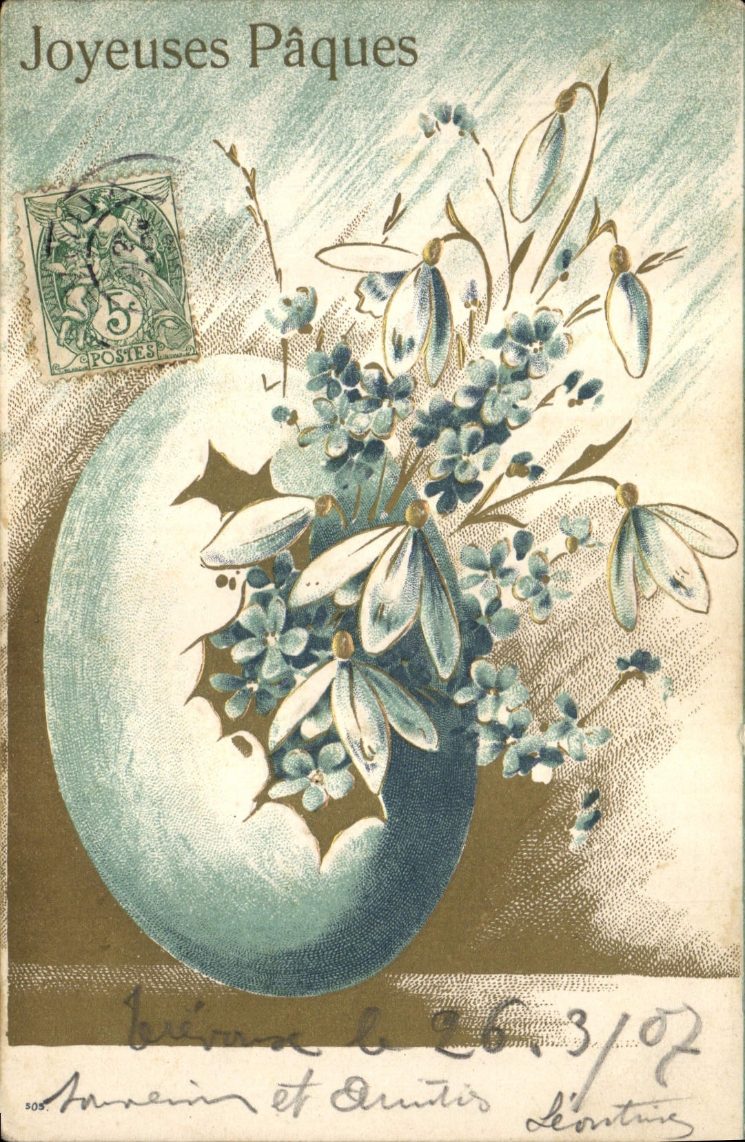 CPA Fantaisie Fleurs 