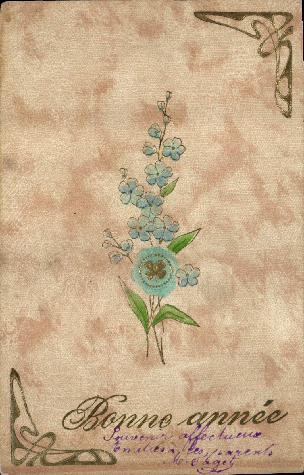 CPA Fantaisie Fleurs 