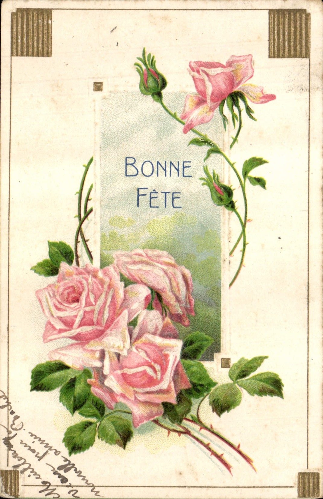 CPA Fantaisie Fleurs 