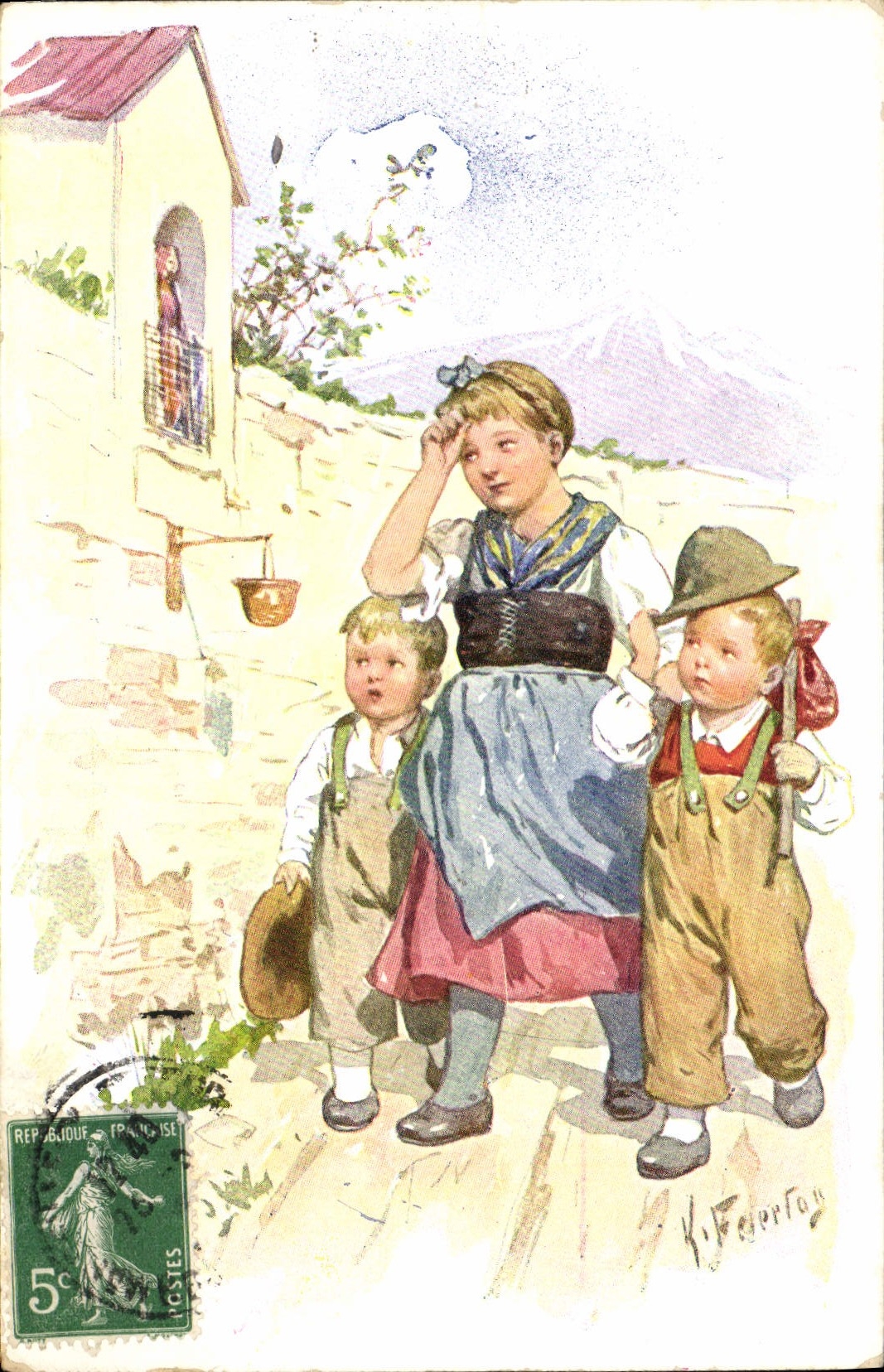 CPA Fantaisie Enfants 