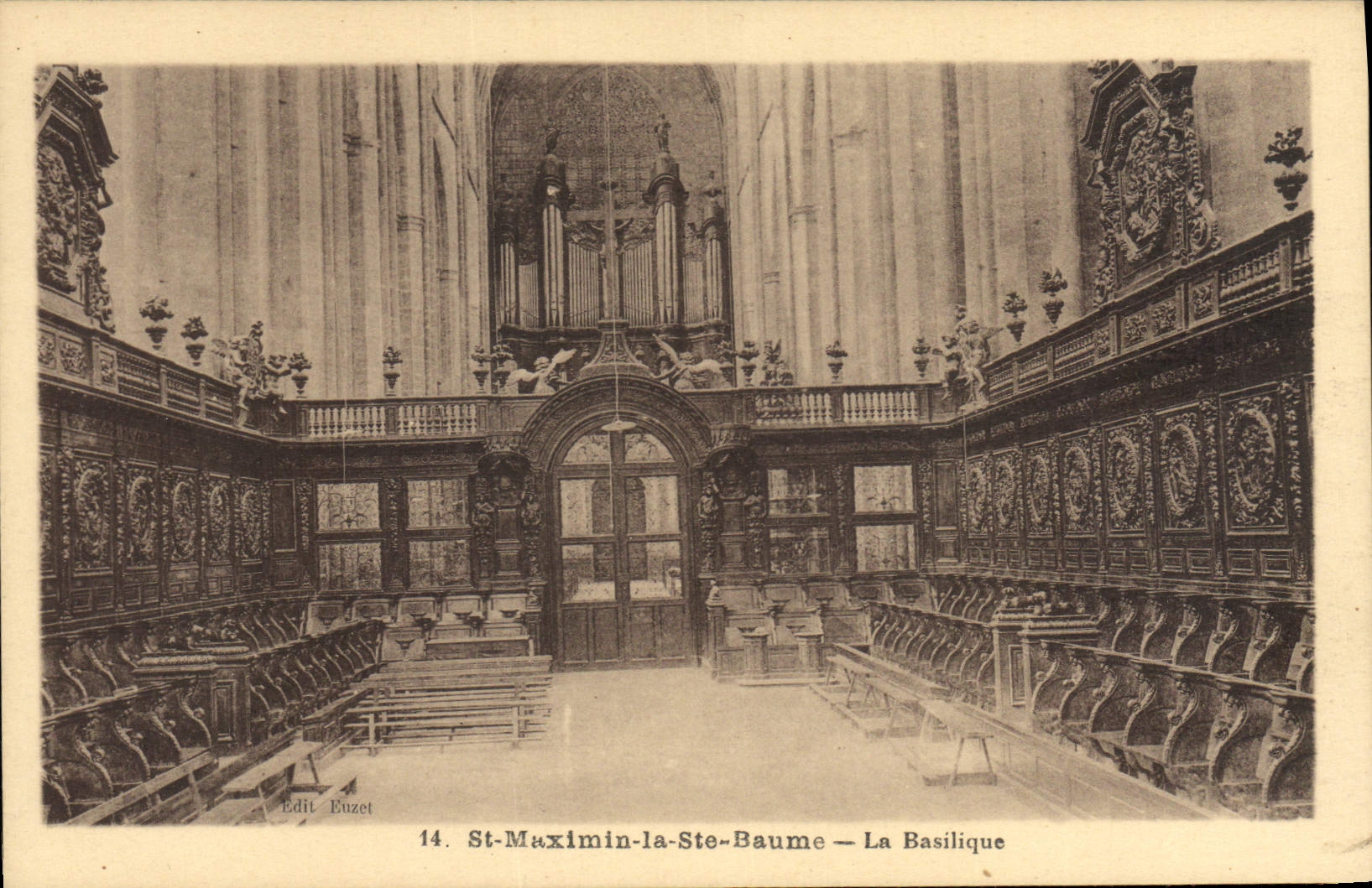 CPA Orgue St Maximin la Ste Baume La basilique