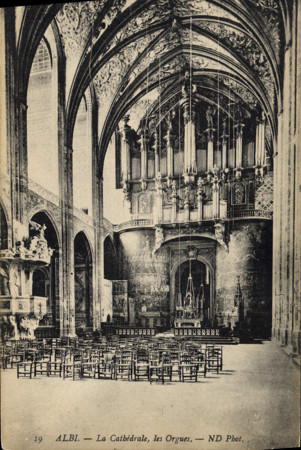 CPA Orgue Albi La cathedrale Les orgues