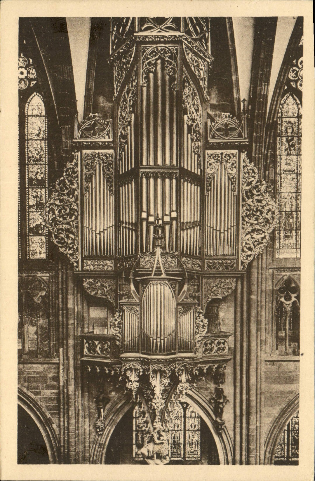 CPA Orgue Cathedrale de Strasbourg