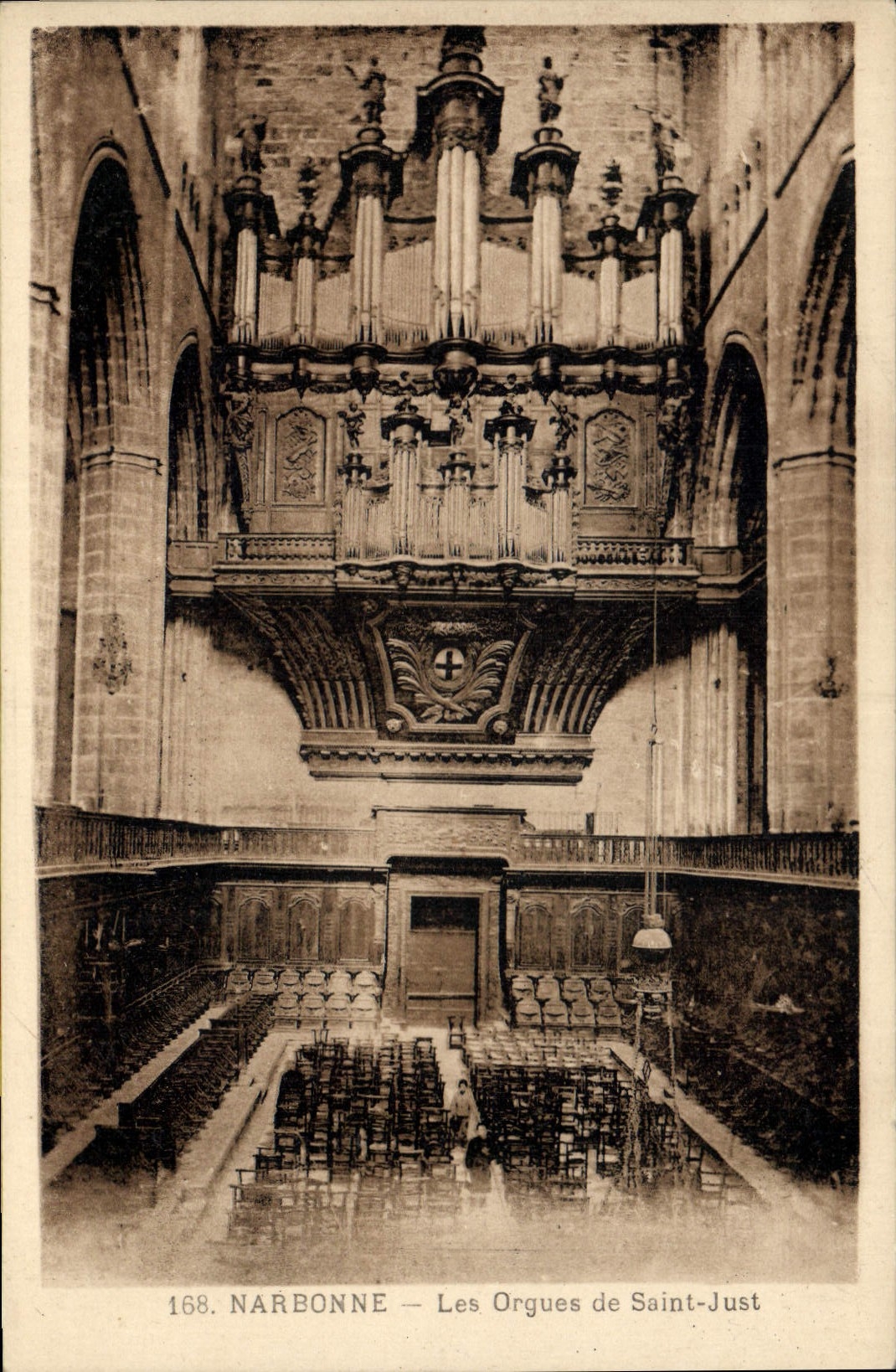 CPA Orgue Narbonne Les orgues de Saint Just