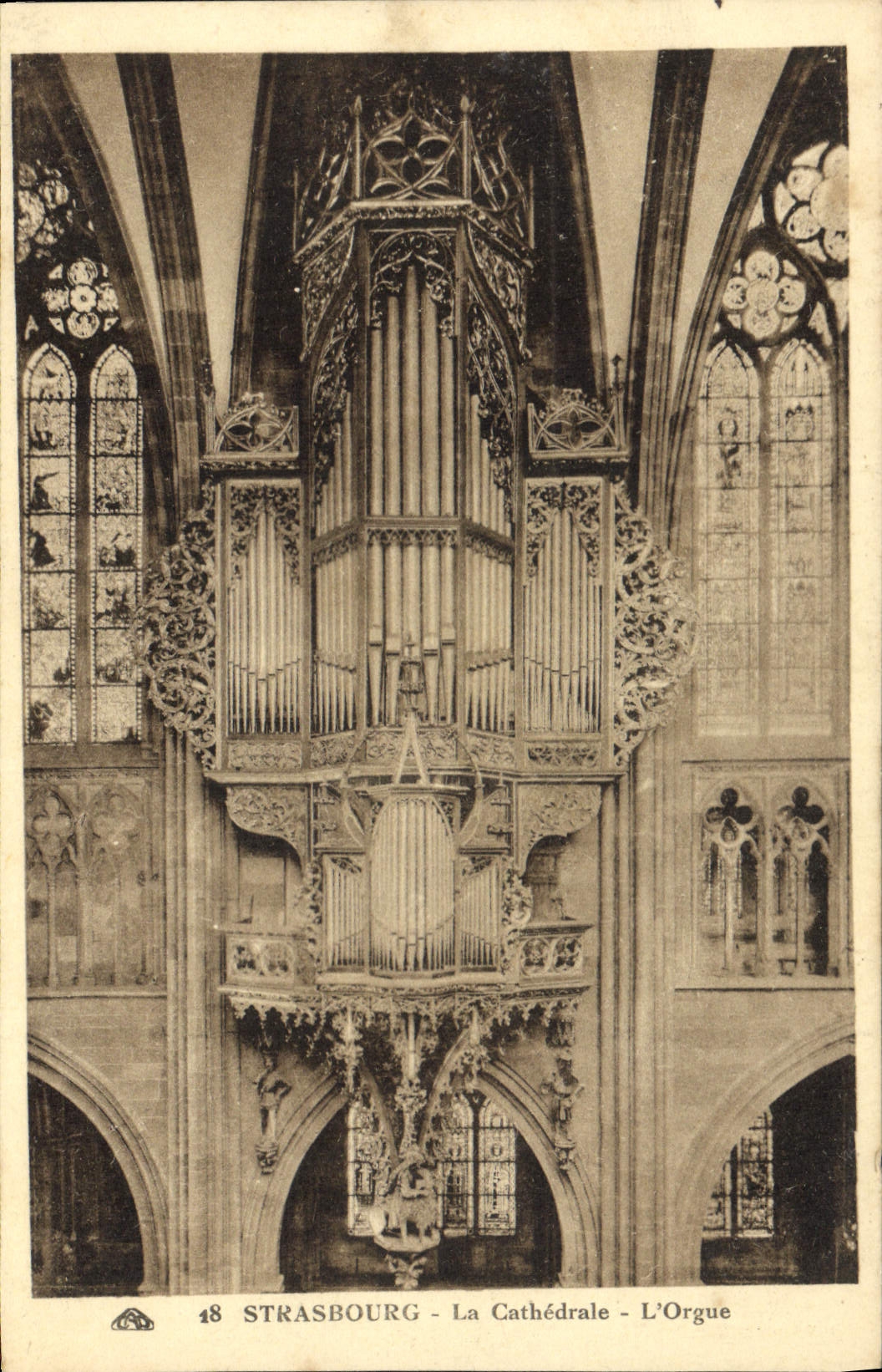 CPA Orgue Strasbourg La cathedrale
