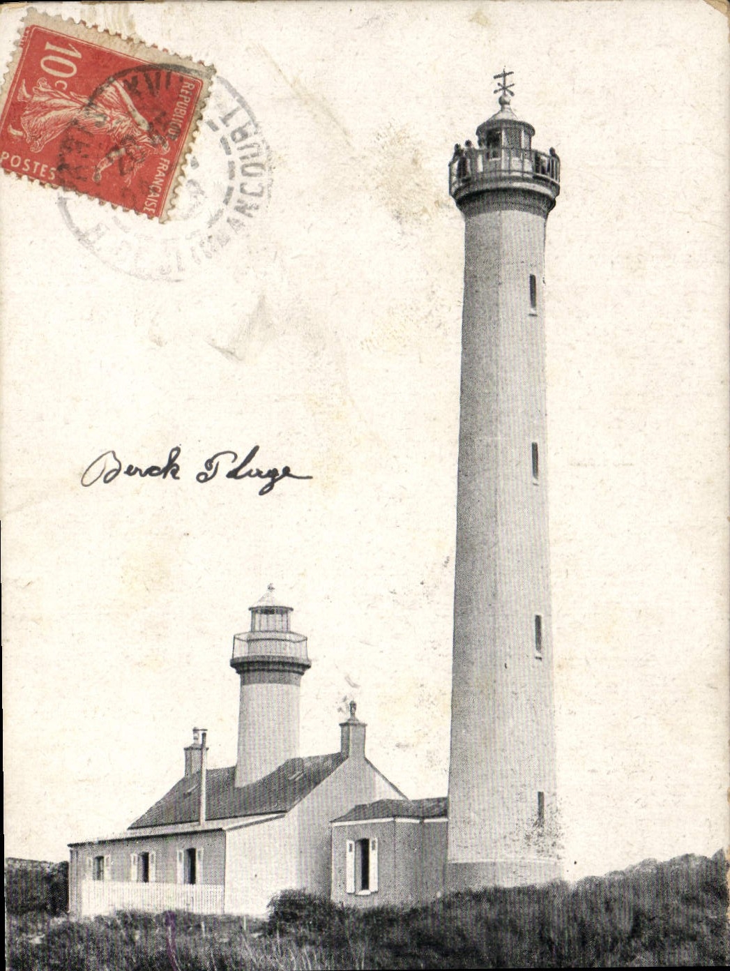 CPA Phare Berck Plage