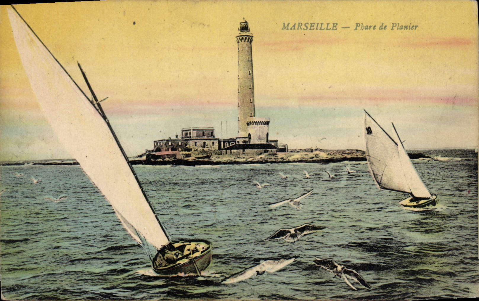 CPA Phare de Planier Marseille Bateaux