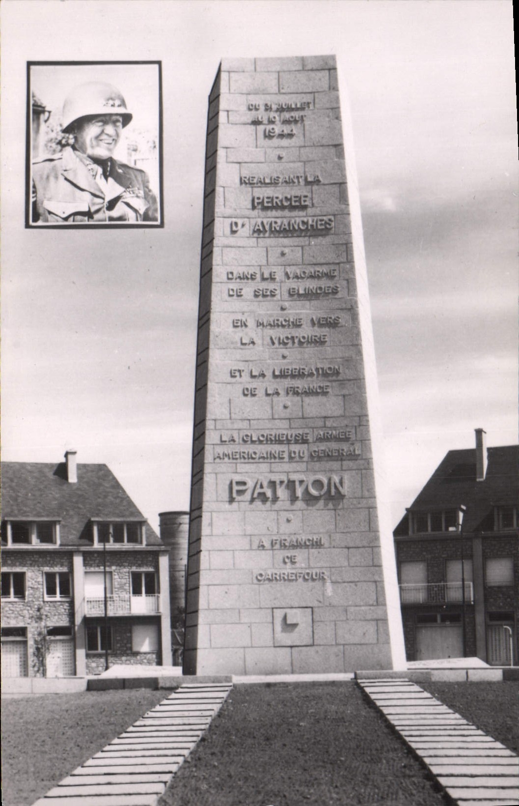 CPM Militaria Monument Patton