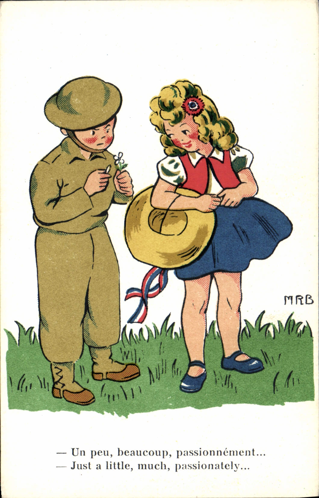 CPM Militaria Soldat Femme