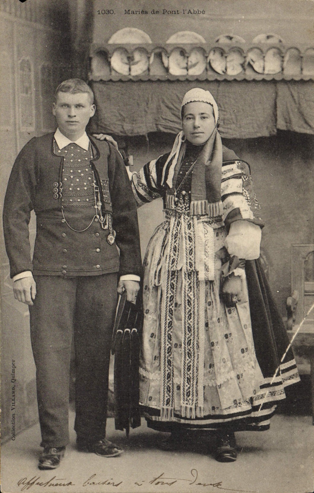 CPA Folklore Maries de Pont L'Abbe