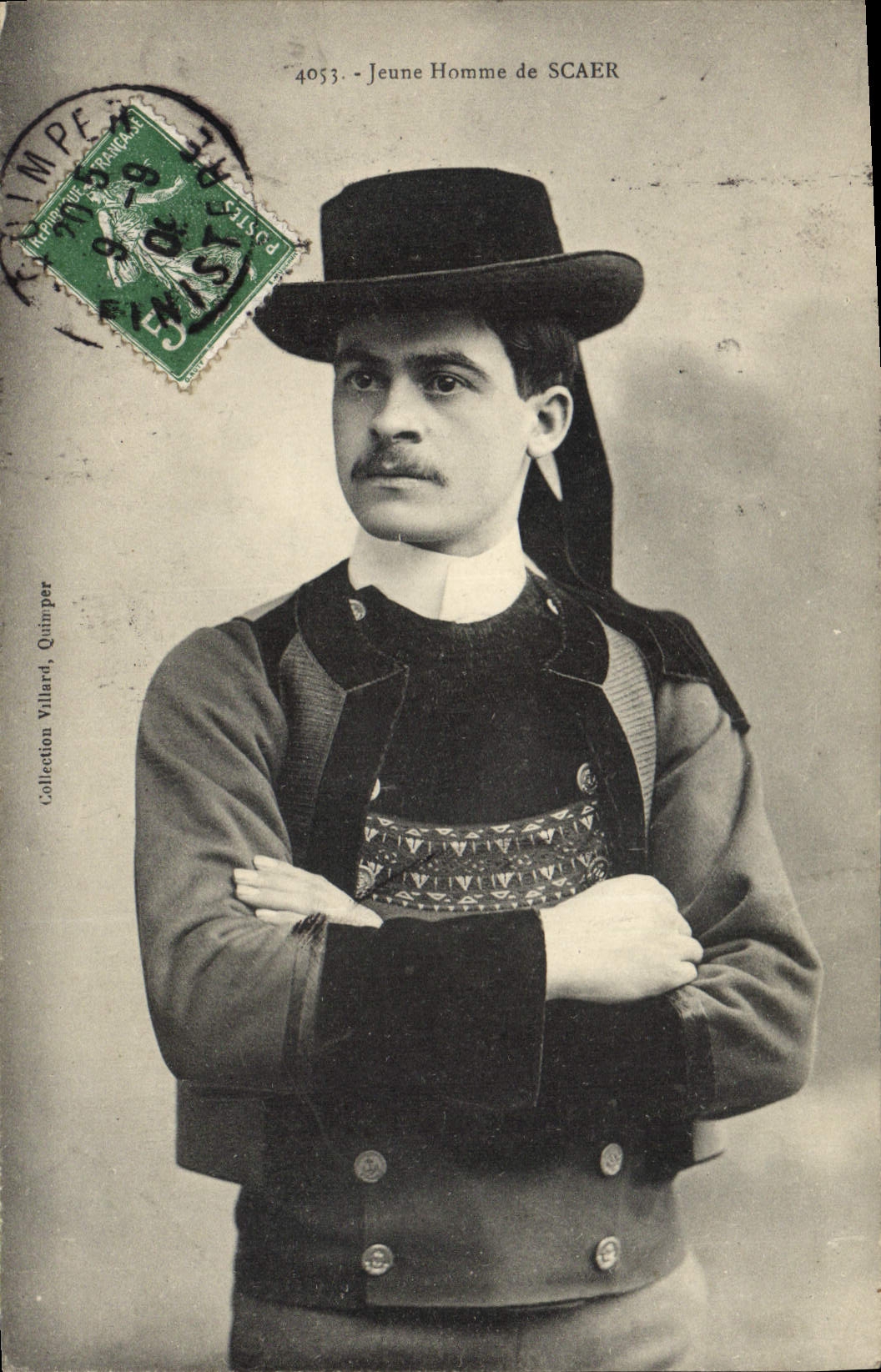 CPA Folklore Jeune homme de Scaer