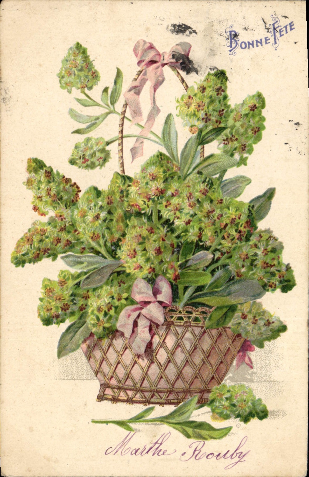 CPA Fantaisie Fleurs 