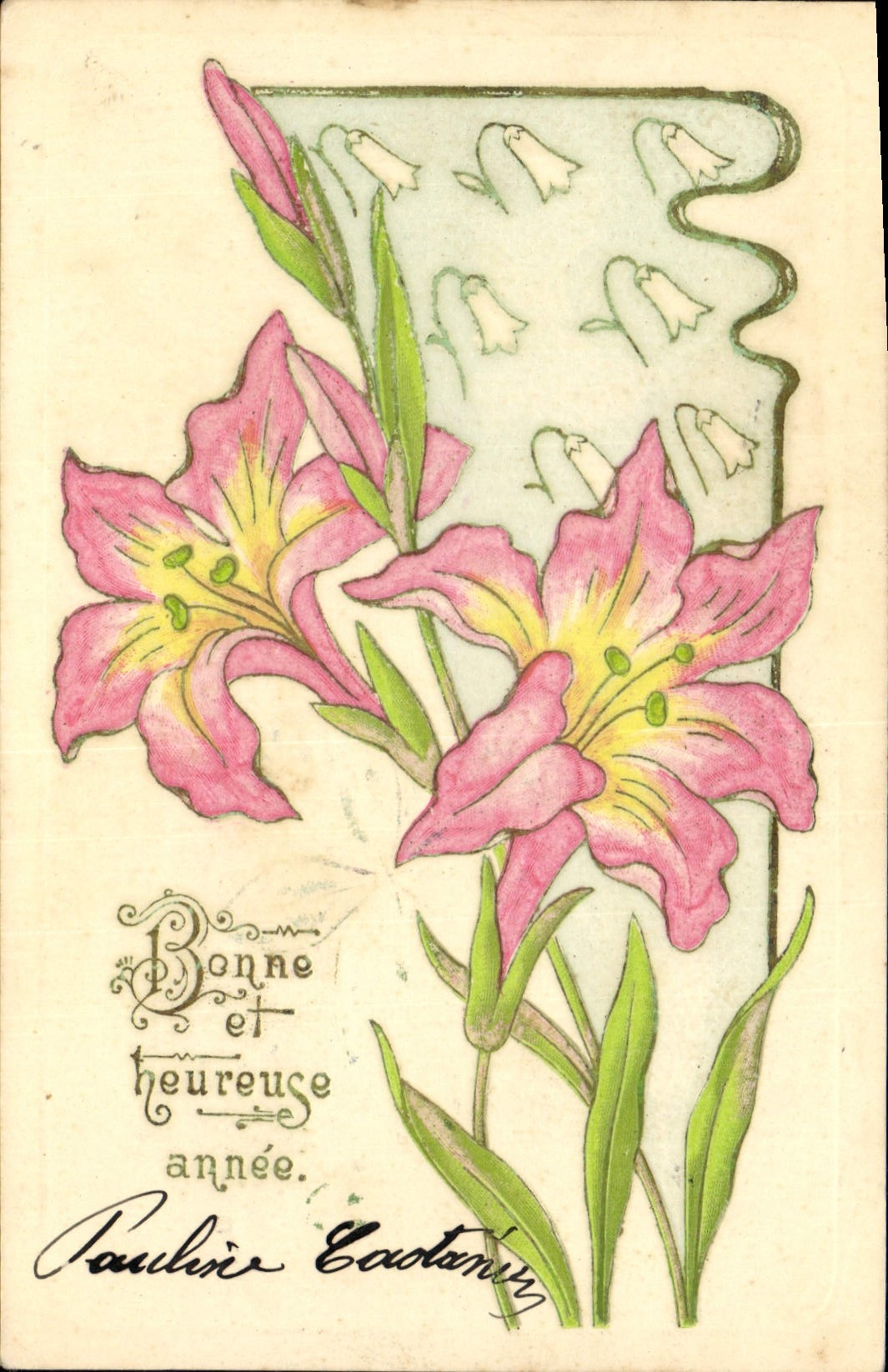 CPA Fantaisie Fleurs 