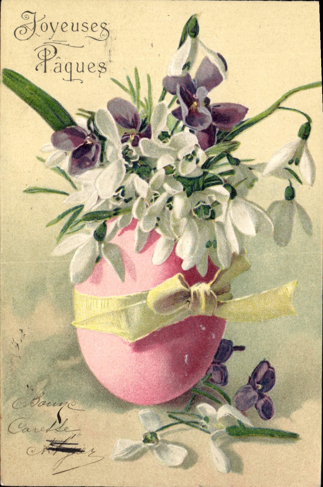 CPA Fantaisie Fleurs 