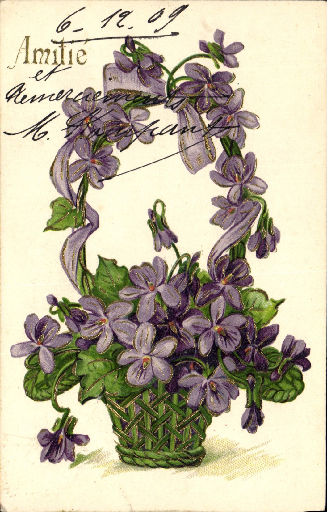 CPA Fantaisie Fleurs 