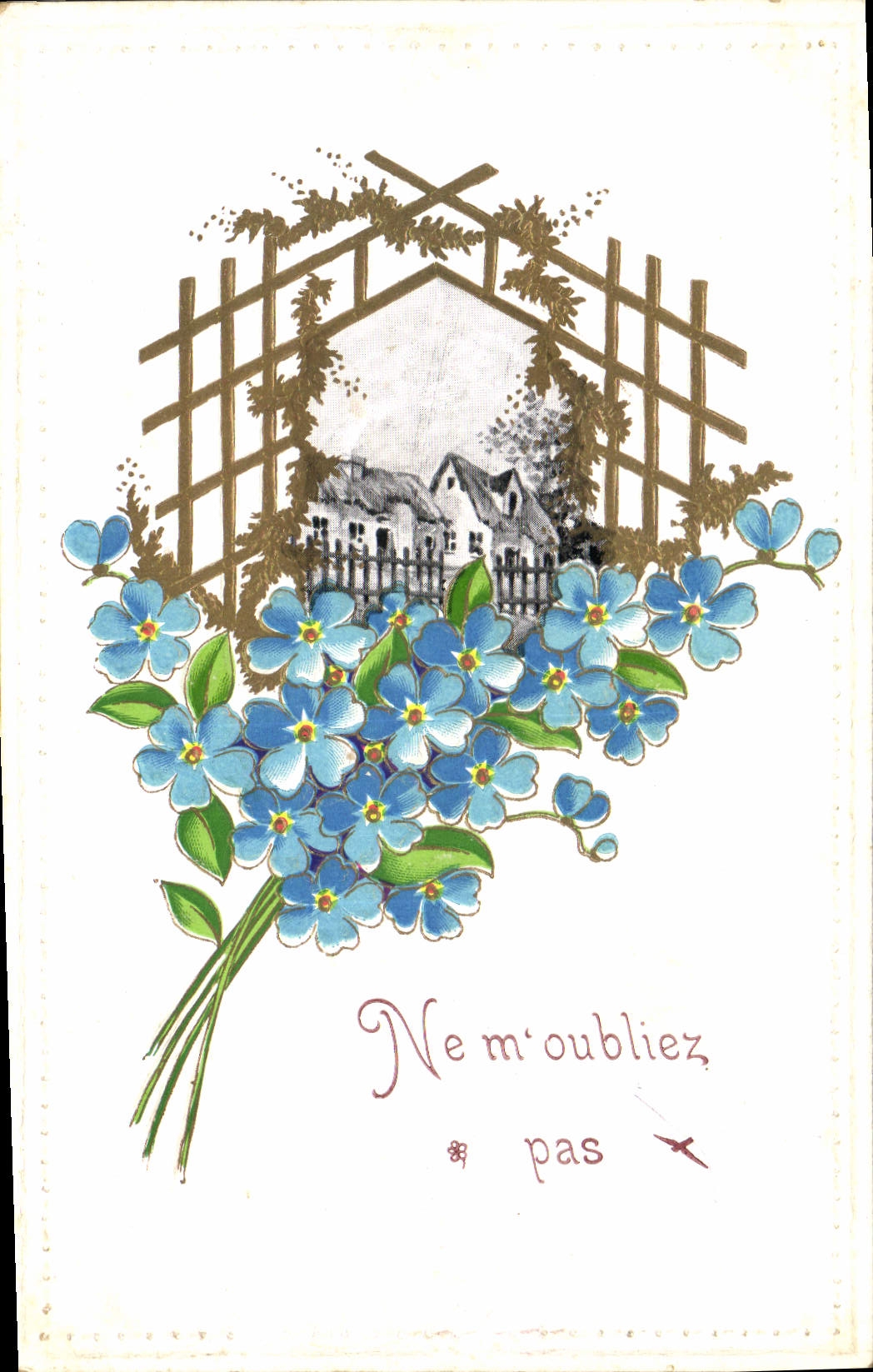 CPA Fantaisie Fleurs 