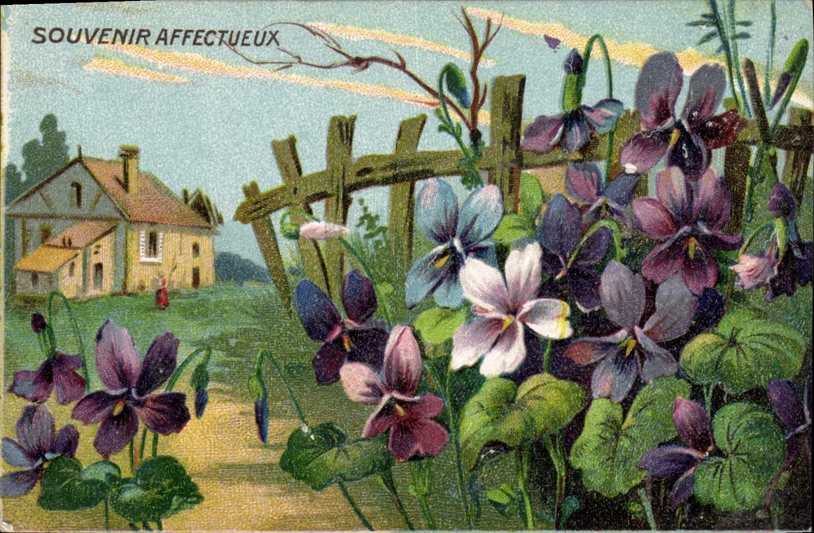 CPA Fantaisie Fleurs 