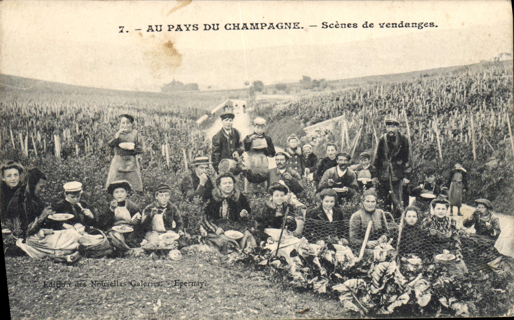 CPA Folklore Vin Scenes de Vendanges 