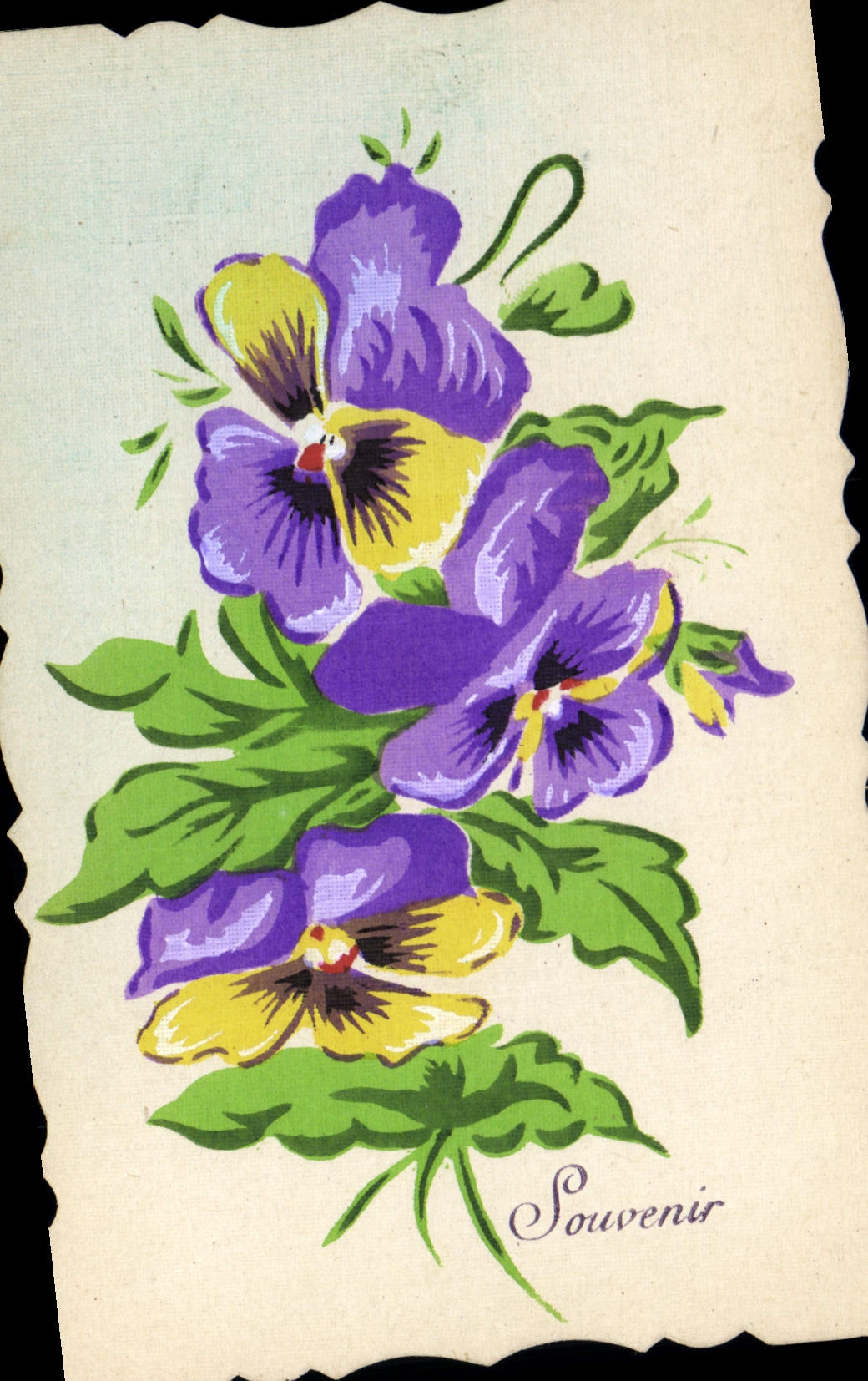 CPA Fantaisie Fleurs 