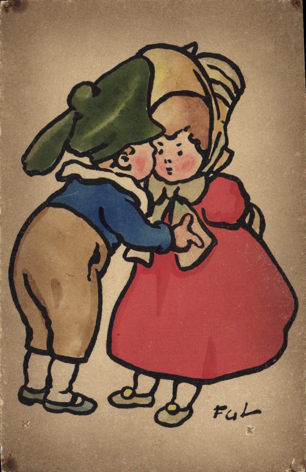 CPA Fantaisie Enfants