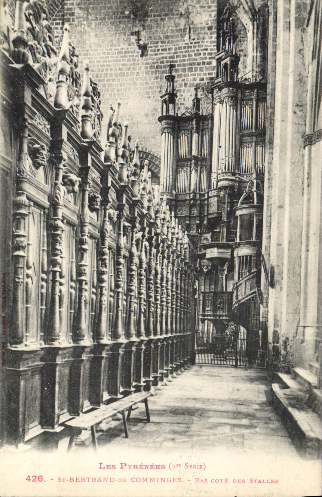 CPA Orgue Saint Bertrand de Comminges Bas cote des stalles