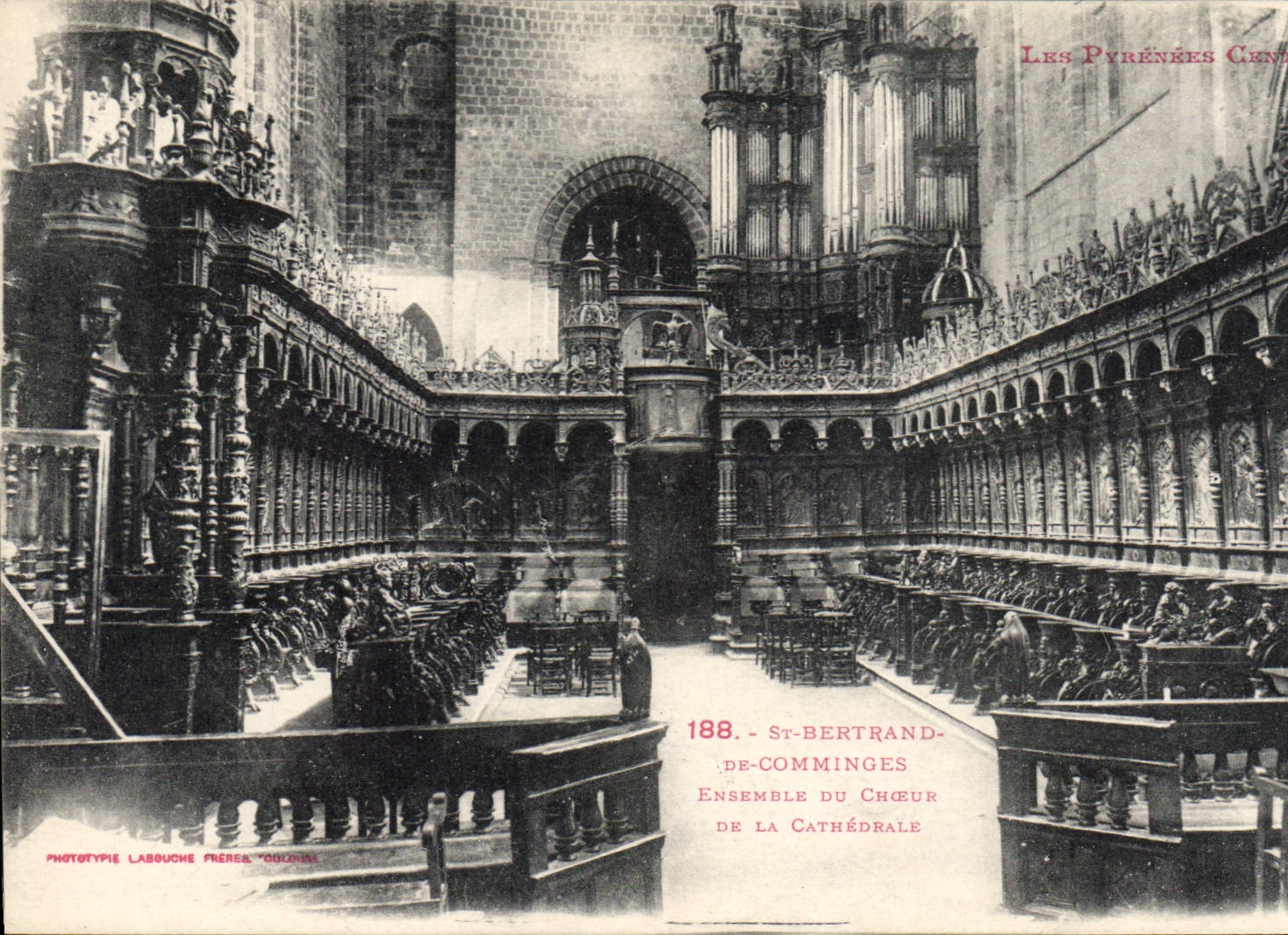 CPA Orgue Saint Bertrand de Comminges Ensemble du choeur de la cathedrale