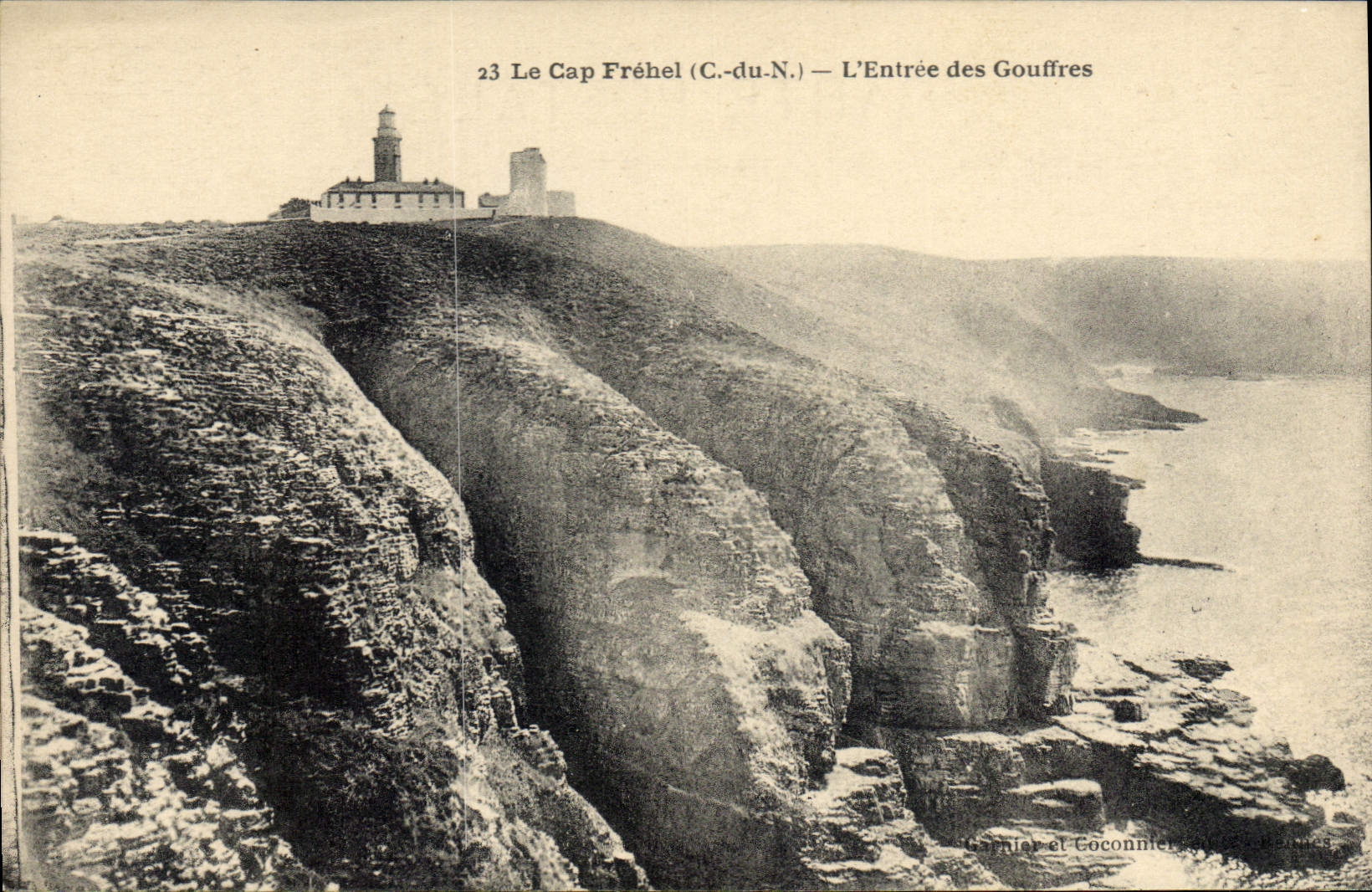 CPA Phare Le Cap Frehel L'entree des Gouffres
