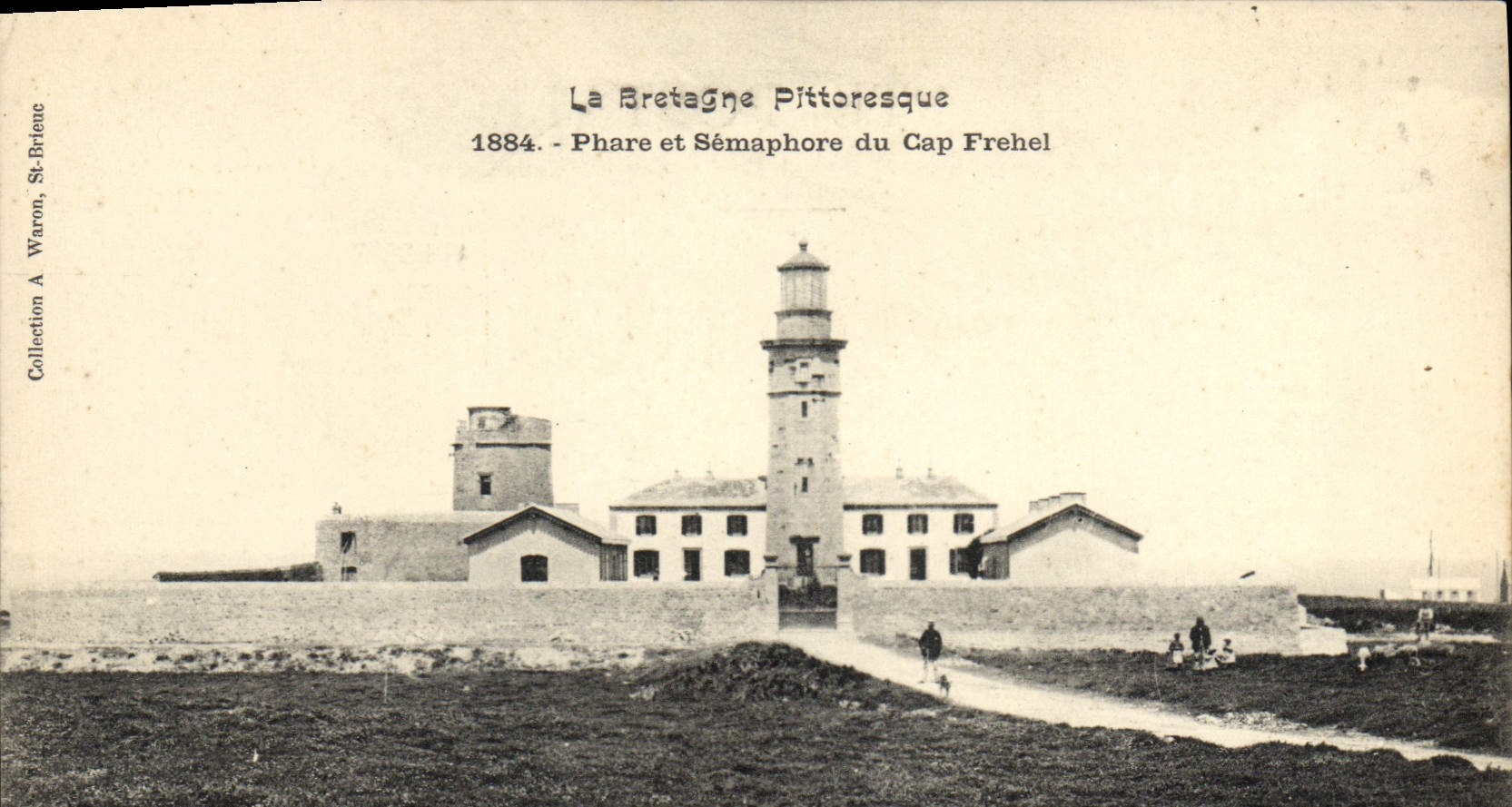 CPA Phare et semaphore du Cap Frehel