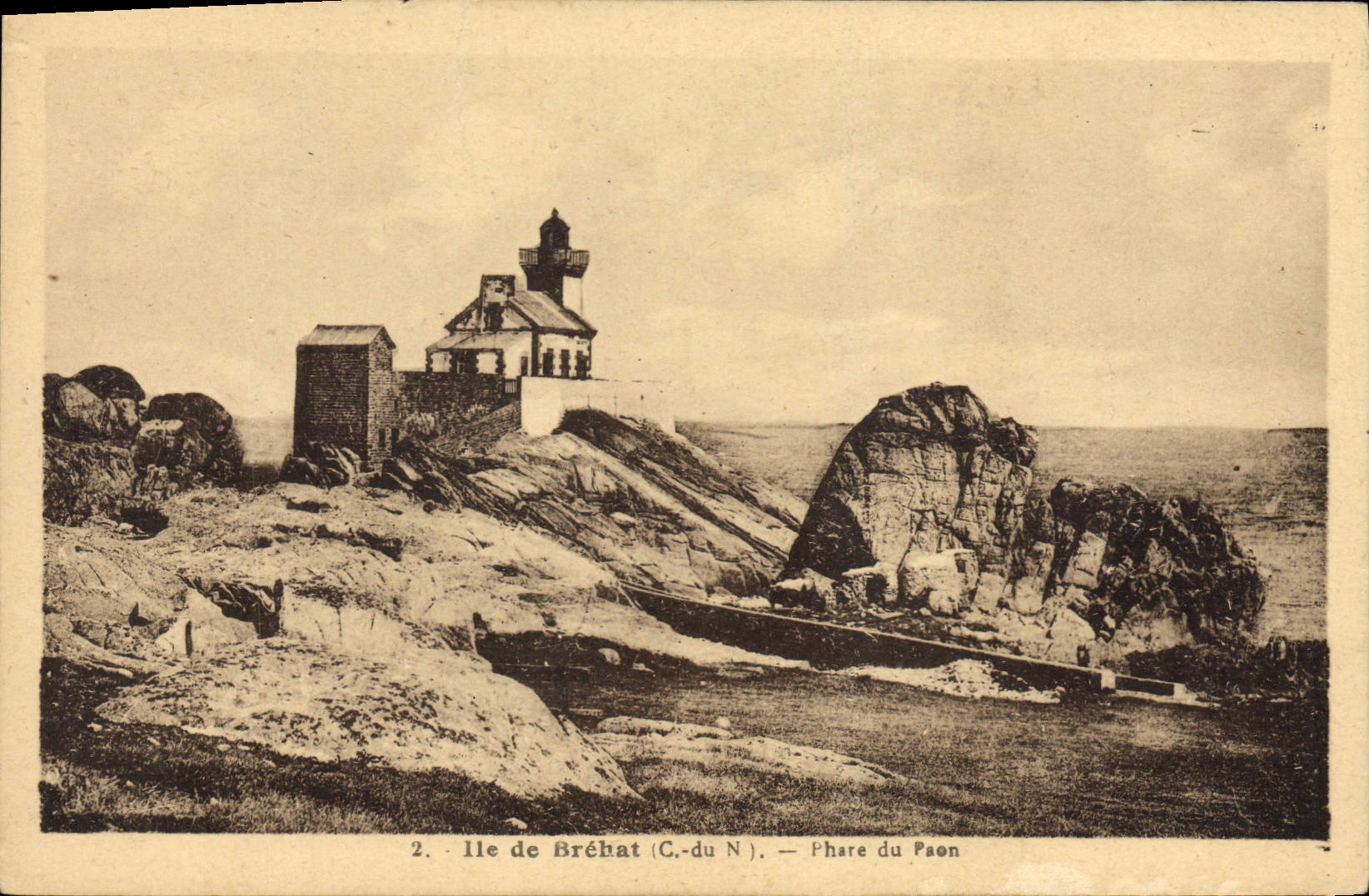 CPA Phare du Paon Ile de Brehat