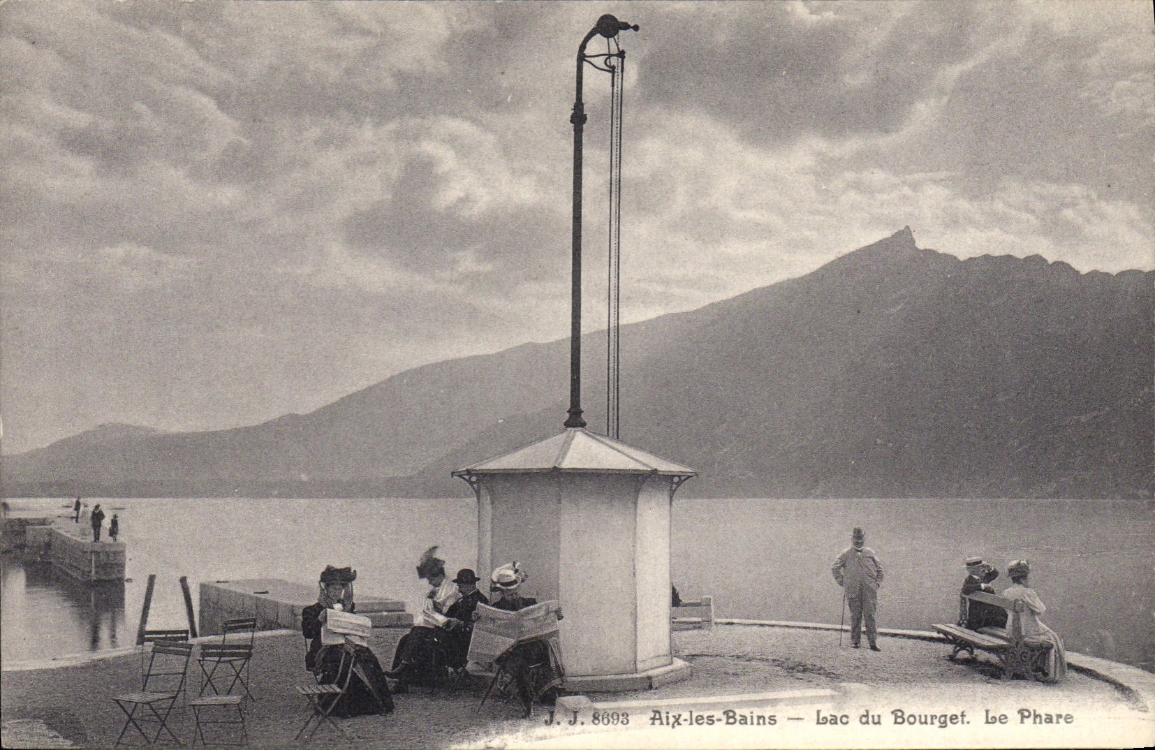 CPA Aix les Bains Lac du Bourget Le Phare
