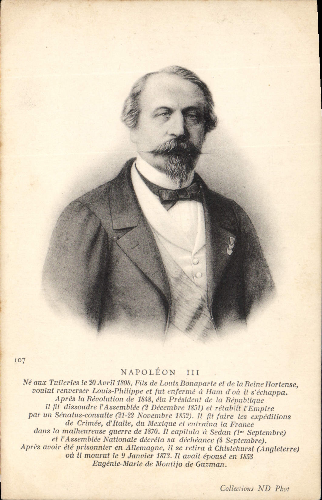 CPA Militaria Napoleon III 