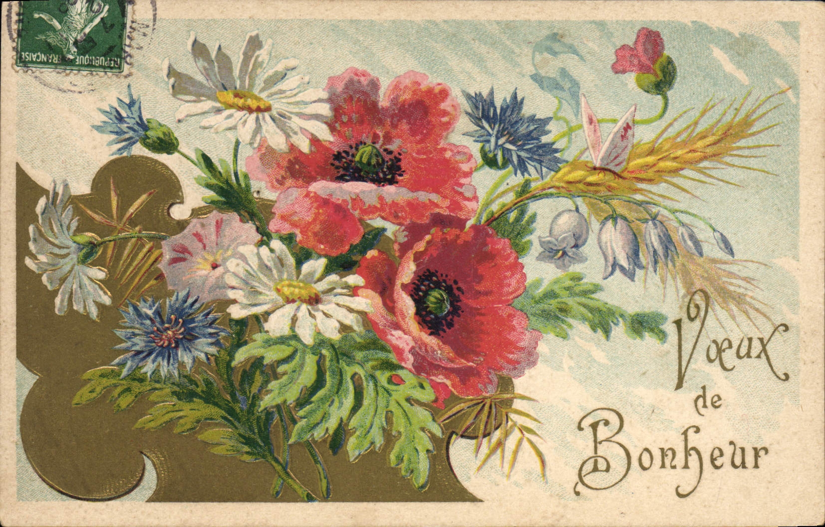 CPA Fantaisie Fleurs 