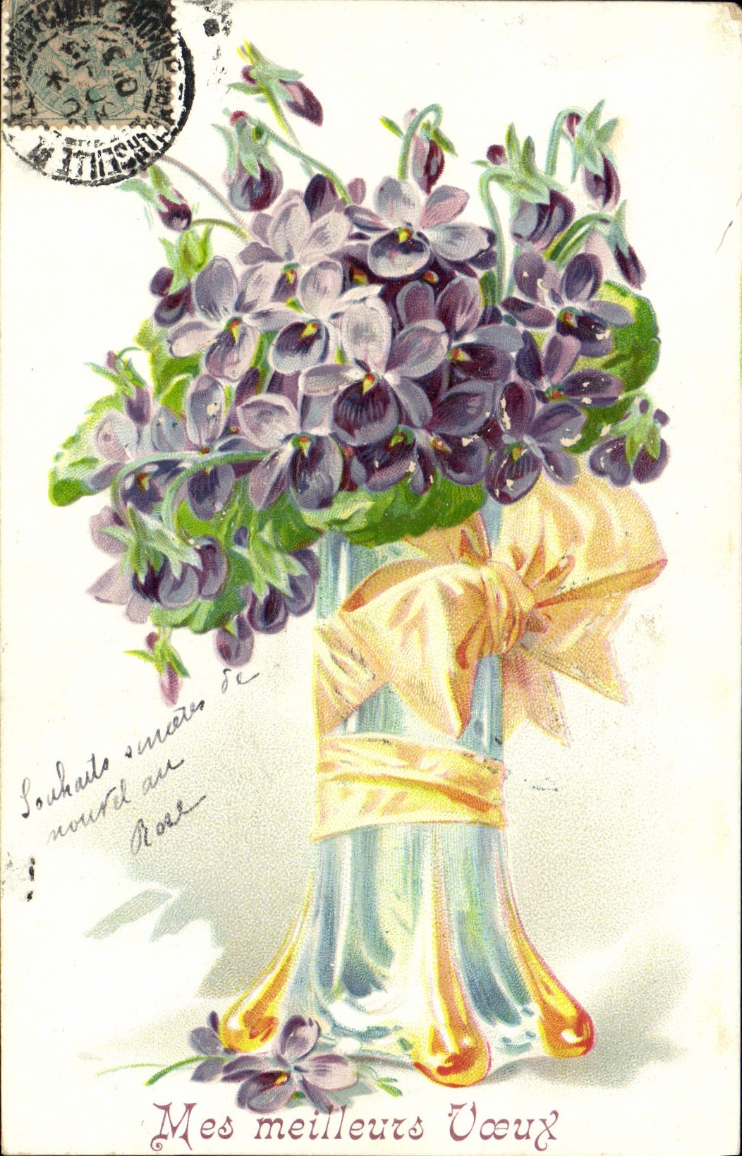 CPA Fantaisie Fleurs 