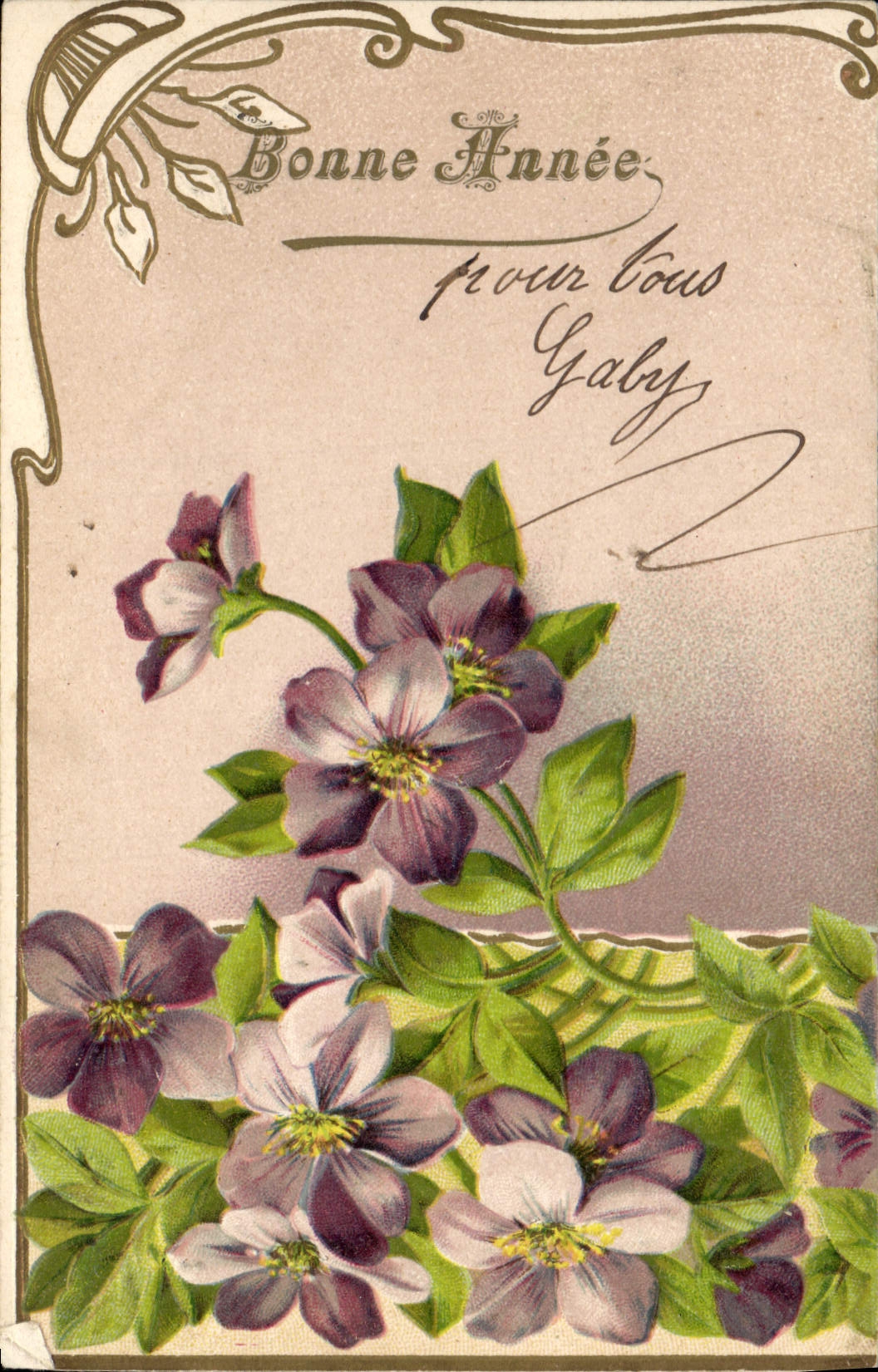 CPA Fantaisie Fleurs 