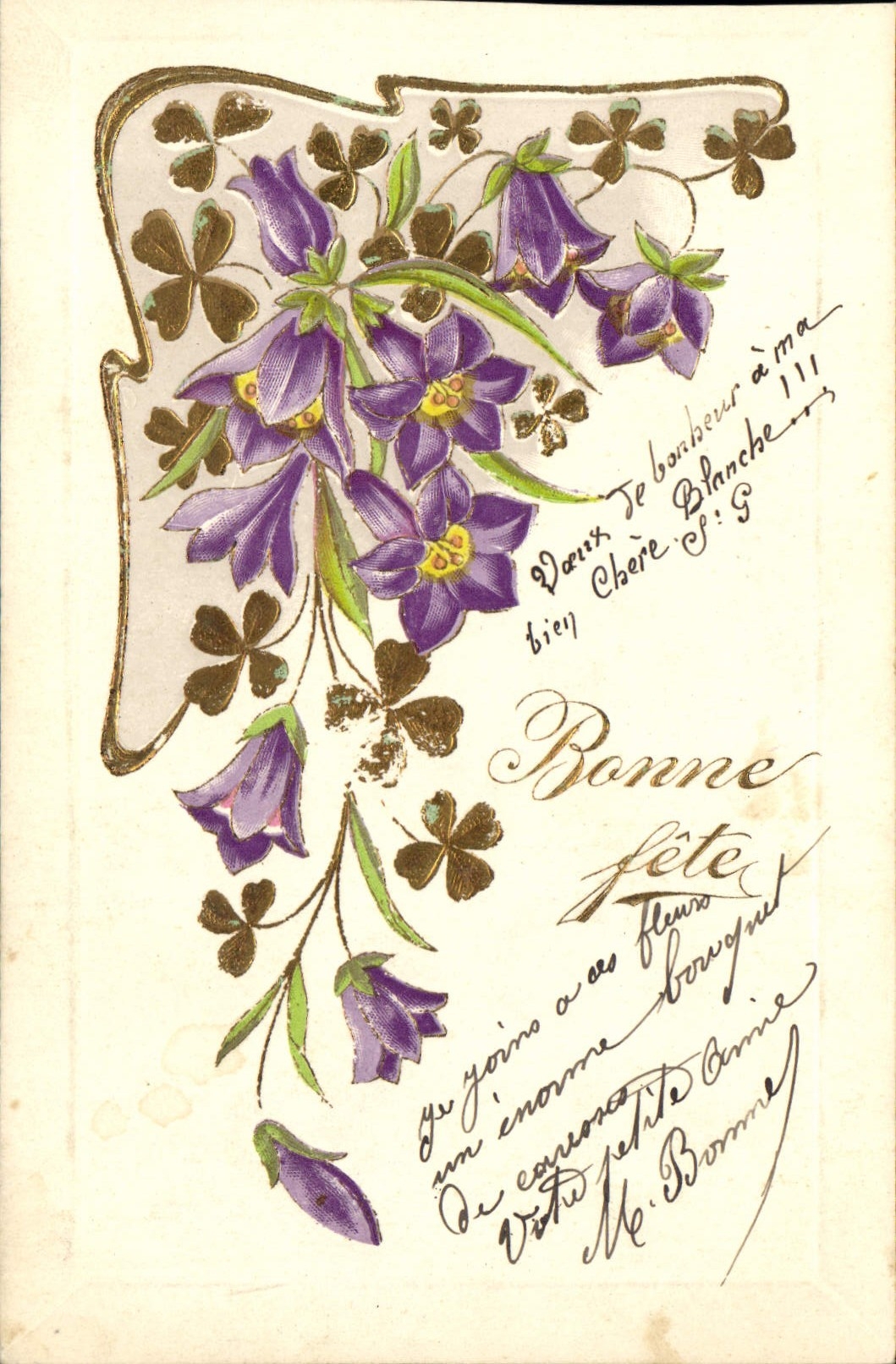 CPA Fantaisie Fleurs 