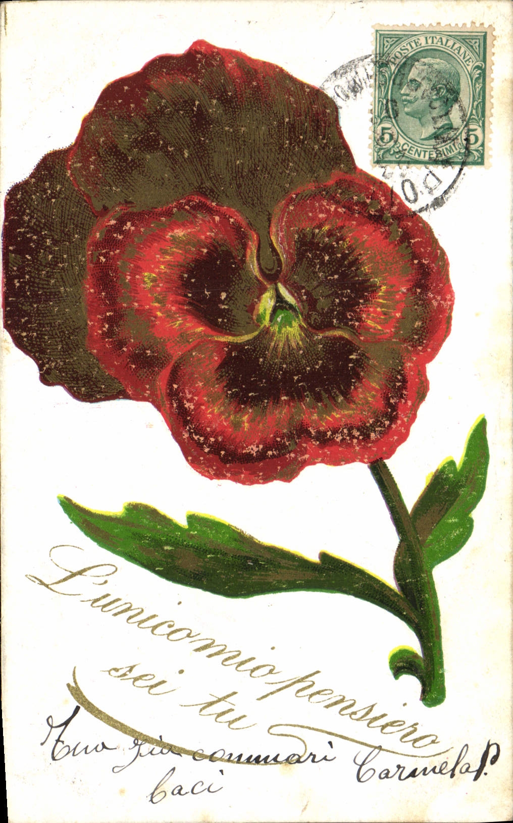 CPA Fantaisie Fleurs 