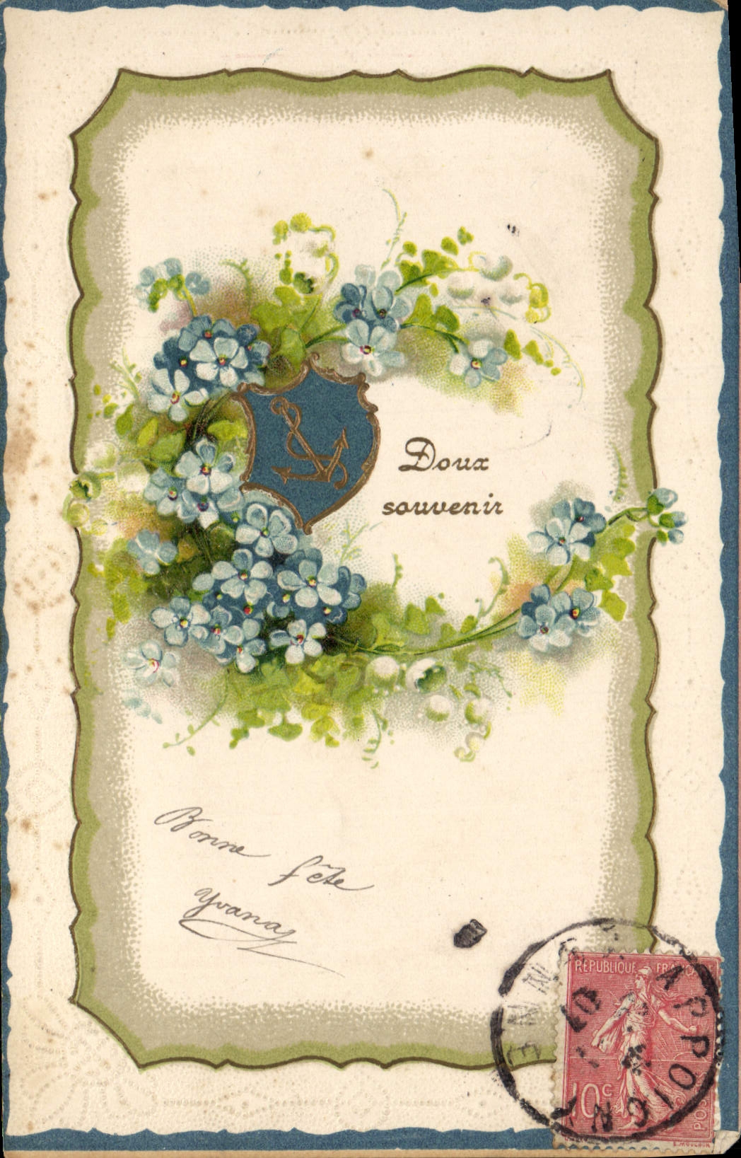 CPA Fantaisie Fleurs 