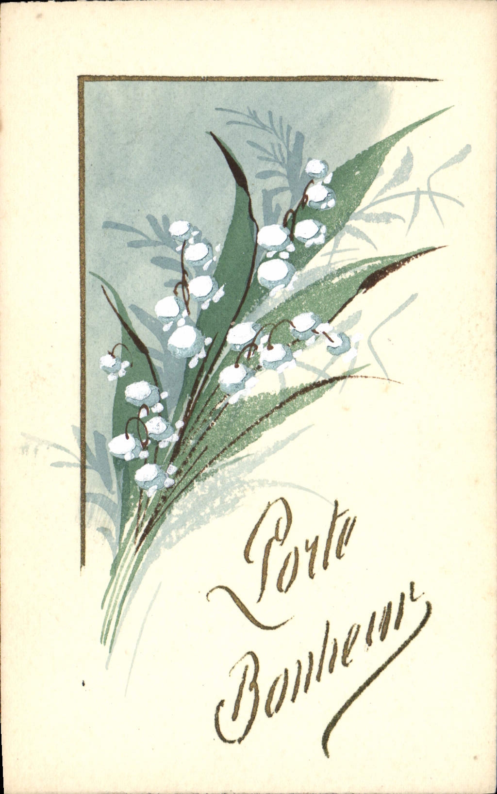 CPA Fantaisie Fleurs (dessin a la main)