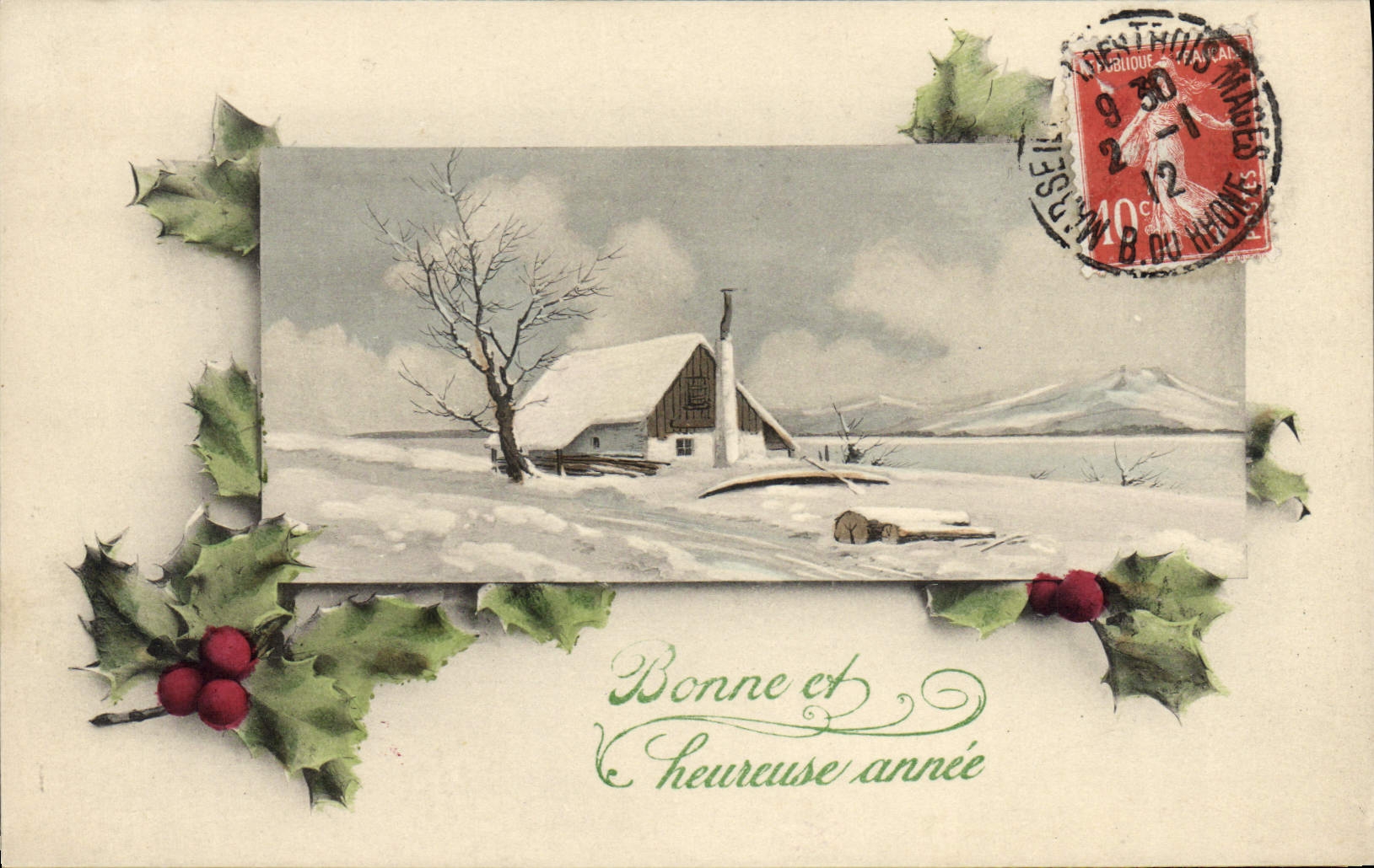 CPA Fantaisie Bonne annee 