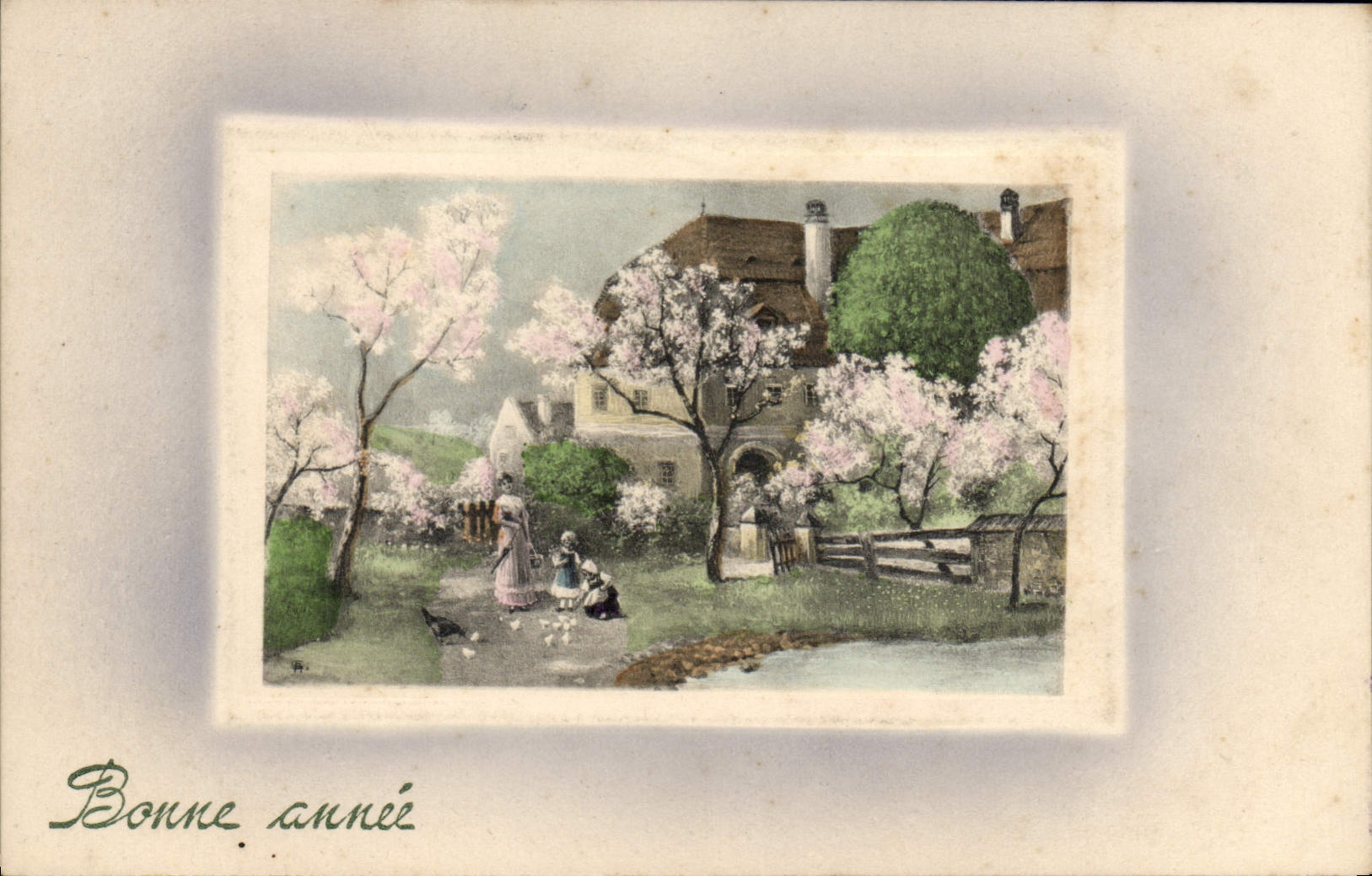 CPA Fantaisie Bonne annee 