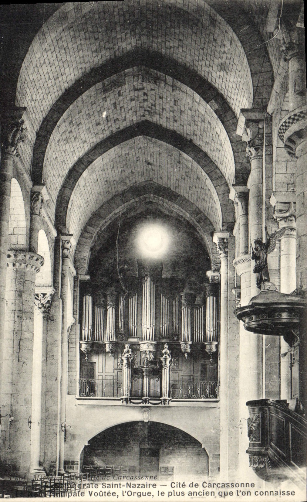 CPA Orgue Cathedrale Saint Nazaire Cite de Carcassonne