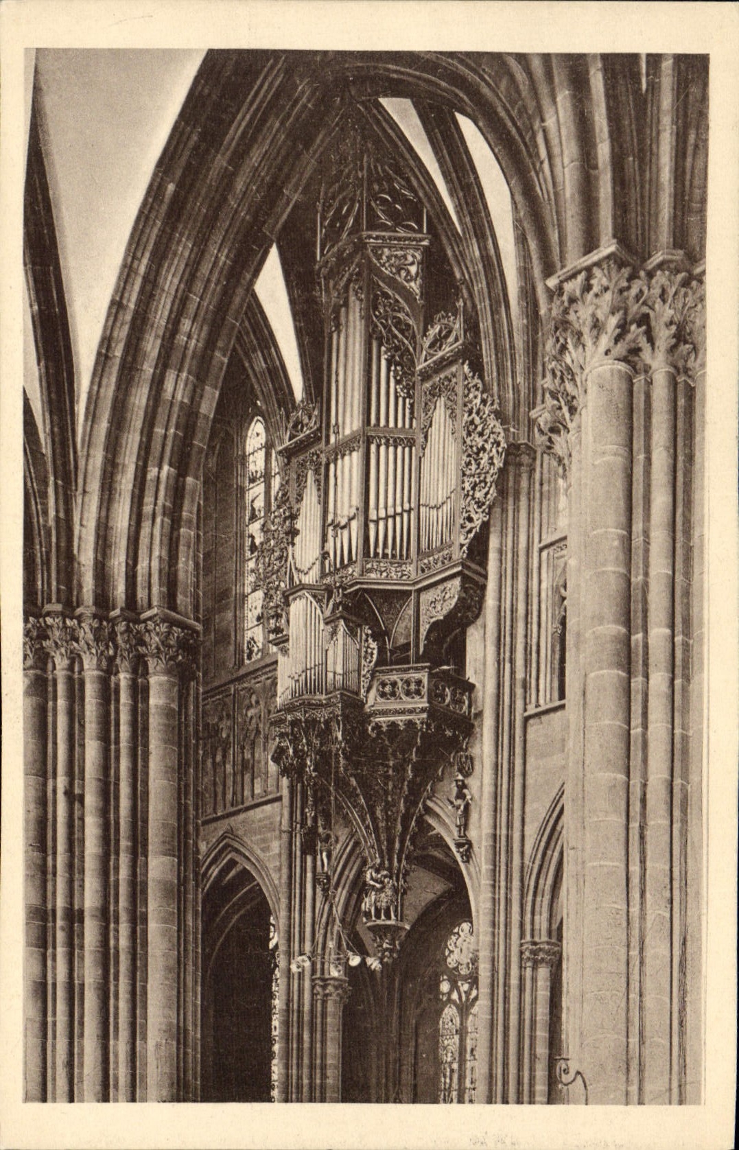 CPA Orgue Cathedrale de Strasbourg