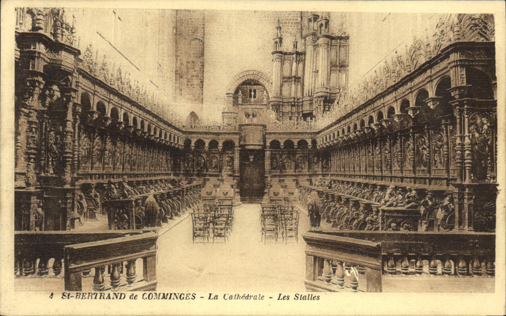CPA Orgue St Bertrand de Comminges Les stalles La cathedrale