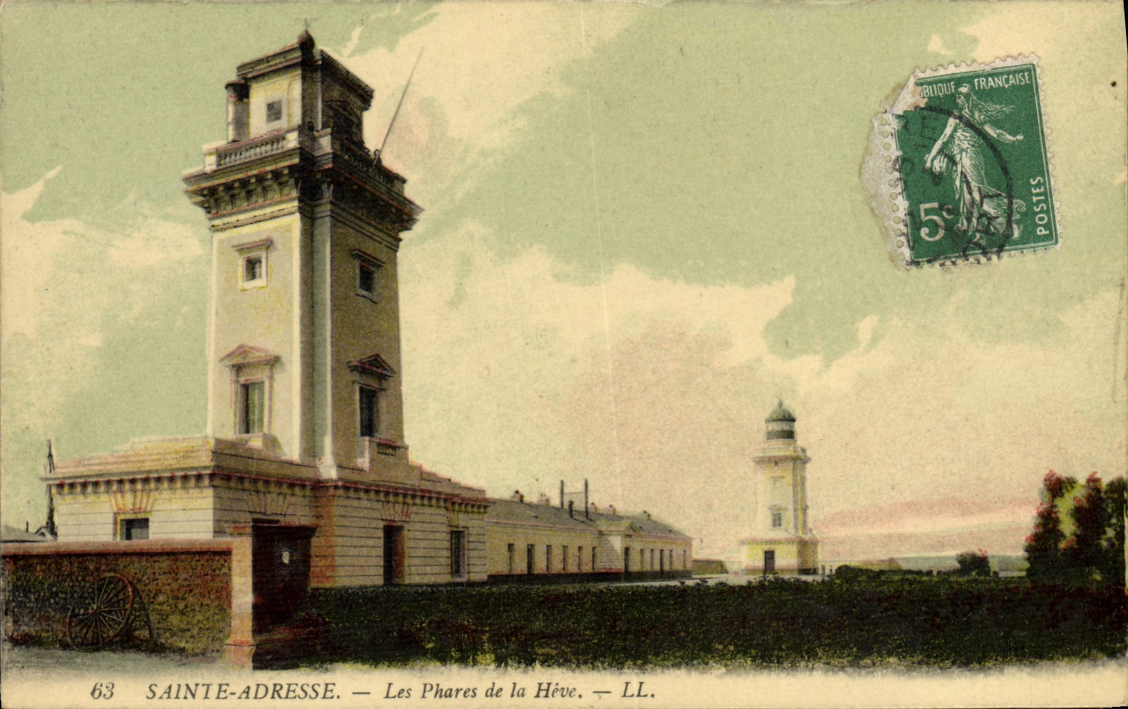 CPA Phare Sainte Adresse Les phares de la Heve